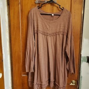 Long sleeved boho blouse